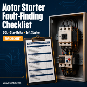 hvac motor starter fault finding checklist