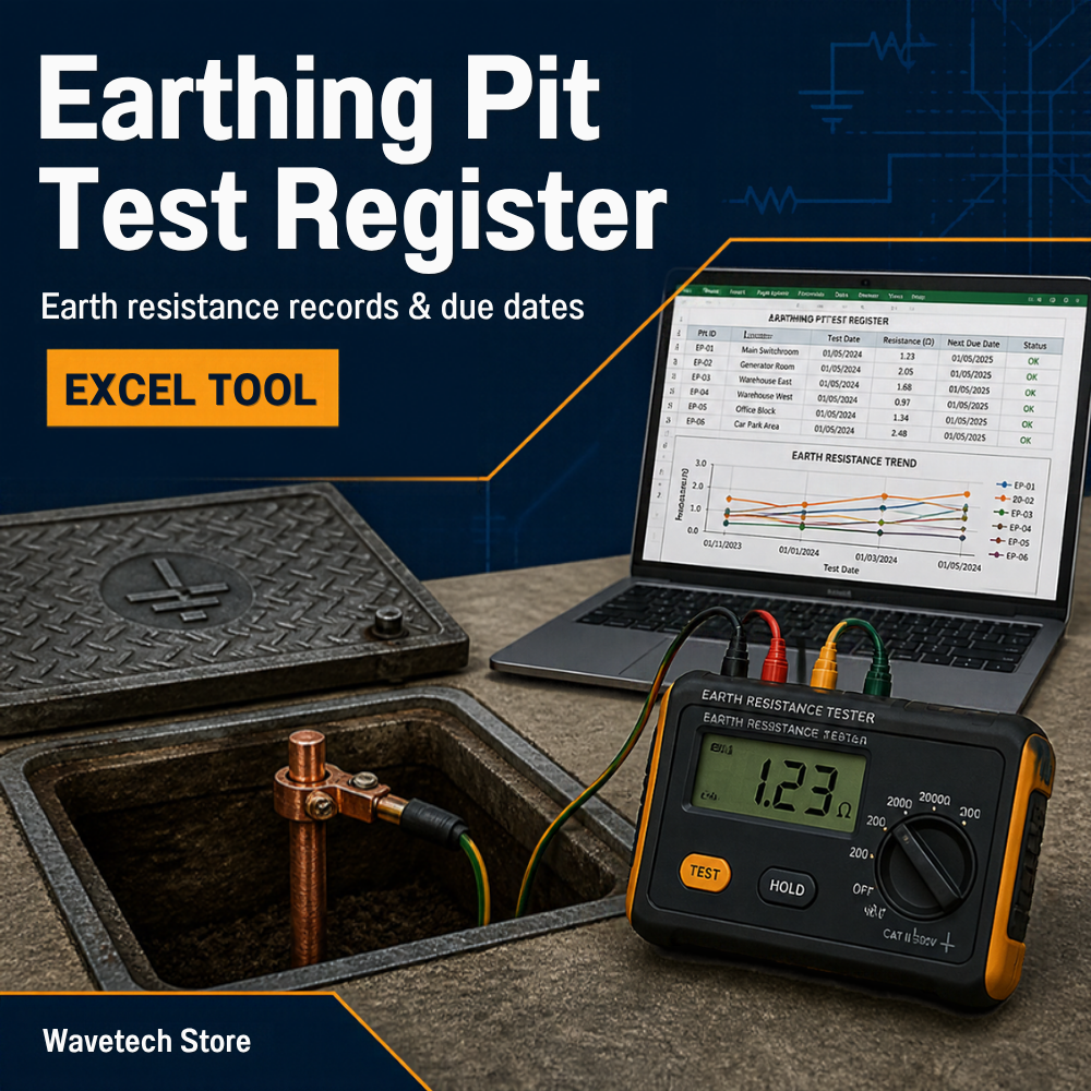 Earthing Pit Test Register